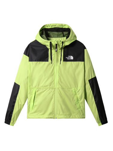 THE NORTH FACE-Giacca Sheru Color Block con Cappuccio Verde-TRYME Shop