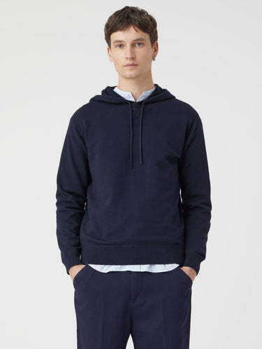 CLOSED-Felpa in Maglia di Misto Cotone Blu Notte-TRYME Shop