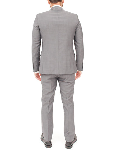MANUEL RITZ - Abito in lana fit slim GRIGIO-Completi-Manuel Ritz-TRYME Shop