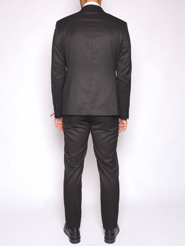 MANUEL RITZ - ABITO SLIM FIT IN TECHNO TWILL STRETCH NERO-Completi-Manuel Ritz-TRYME Shop