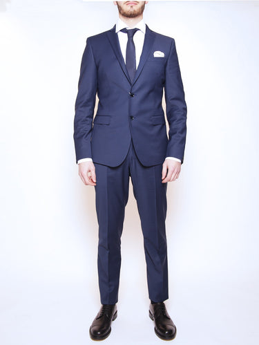 PAOLONI-Abito Monopetto Navy-TRYME Shop