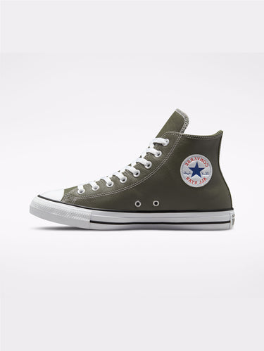 CONVERSE-Sneakers in Pelle Martellata Verde-TRYME Shop