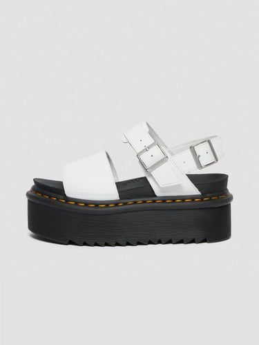 DR. MARTENS-Sandali Platform Voss Quad Bianco-TRYME Shop