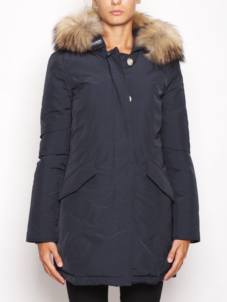 WOOLRICH Arctic Parka in Blue Shape Memory – TRYME Shop
