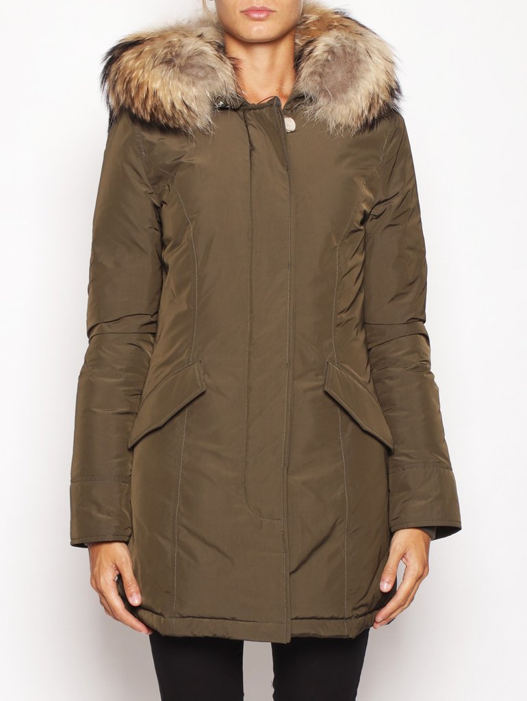 Woolrich Arctic Parka Damen Khaki Arctic Parka Woolrich Blizzard
