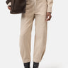 CLOSED-Pantaloni a Palloncino in Twill di Cotone Beige Argilla-TRYME Shop