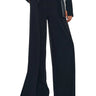 NORMA KAMALI-Pantaloni in Jersey Elasticizzato con Pinces Nero-TRYME Shop