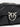Borsa a Tracolla Mini Love Bag Puff Nero/Argento