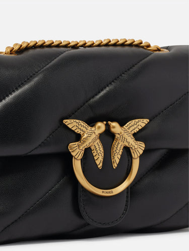Mini Love Bag Puff Shoulder Bag Black/Gold