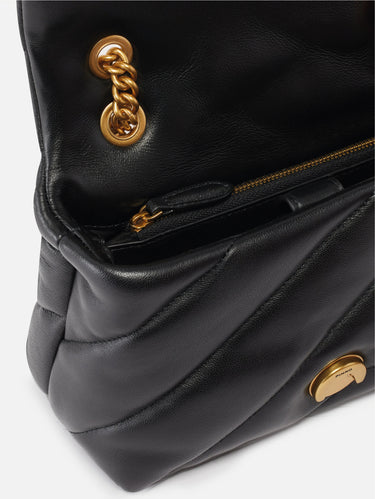 Mini Love Bag Puff Shoulder Bag Black/Gold