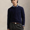 RALPH LAUREN-Maglia Girocollo in Lana Blu-TRYME Shop
