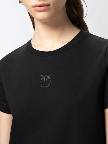 T-shirt con Logo Love Birds Nero