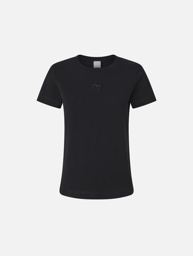 T-shirt con Logo Love Birds Nero