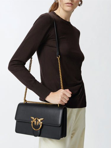 Classic Love Bag One Leather Bag Simply Black/Gold