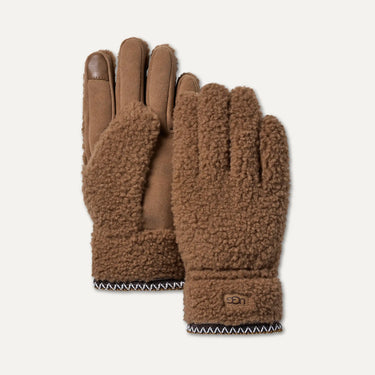 Guanti UGGbraid in Pile Marroni