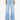 MOTHER-Jeans Vita Alta e Gamba Ampia Celeste-TRYME Shop