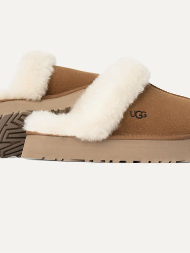 Slip-On aus Lammfell mit EVA-Sohle Disquette Kastanie