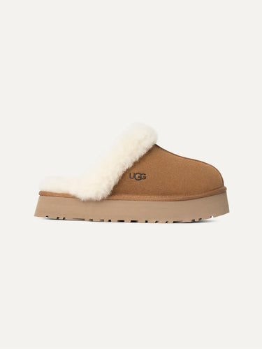 Slip-On aus Lammfell mit EVA-Sohle Disquette Kastanie