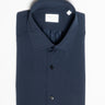 XACUS-Camicia in Twill Stretch Performante Blu Scuro-TRYME Shop