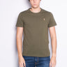 RALPH LAUREN-T-shirt Girocollo Custom Slim Fit Verde-TRYME Shop