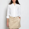 RALPH LAUREN-Camicia in Lino Over Bianco-TRYME Shop