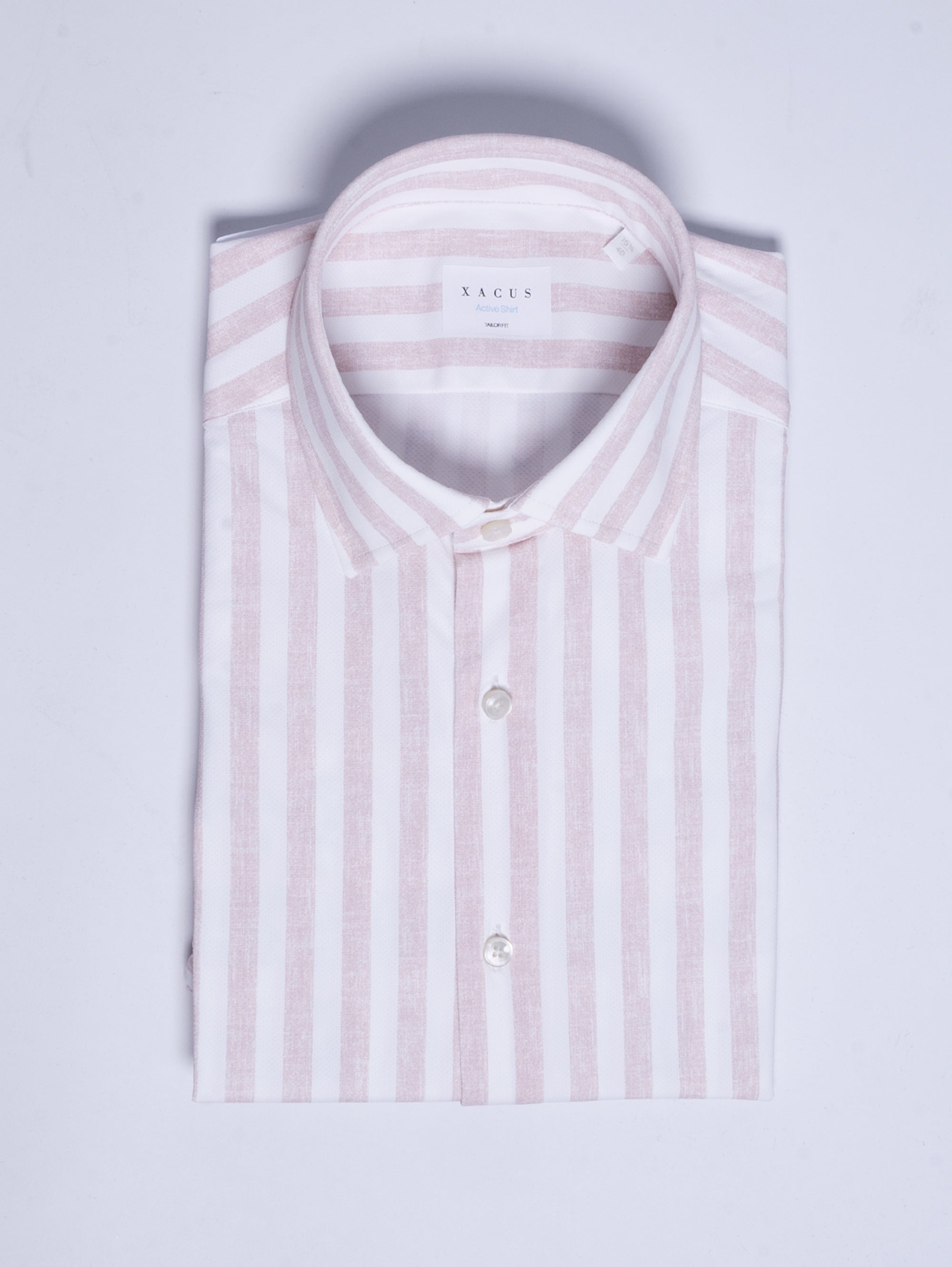 XACUS-Camicia Active Regency Stripes Rosa/Bianco-TRYME Shop