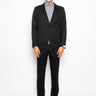 PAOLONI-Completo in Lana Stretch Slim Nero-TRYME Shop