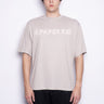 A PAPER KID-T-shirt con Logo Frontale Grigio-TRYME Shop