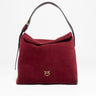 PINKO-Borsa a Mano in Suede Ribes-TRYME Shop