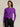 RALPH LAUREN-Maglia a Trecce in Misto Cashmere Viola-TRYME Shop