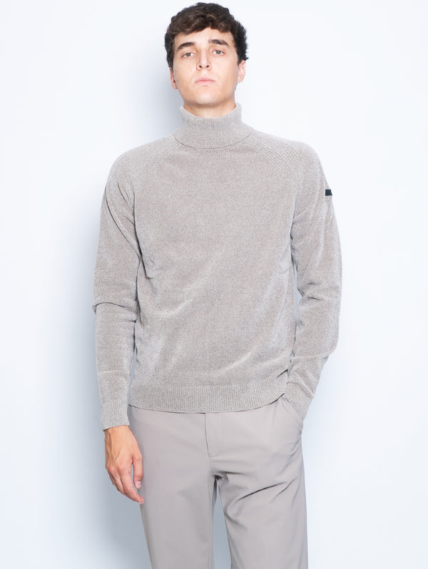RRD-Dolcevita in Techno Ciniglia e Manica Raglan Tortora-TRYME Shop
