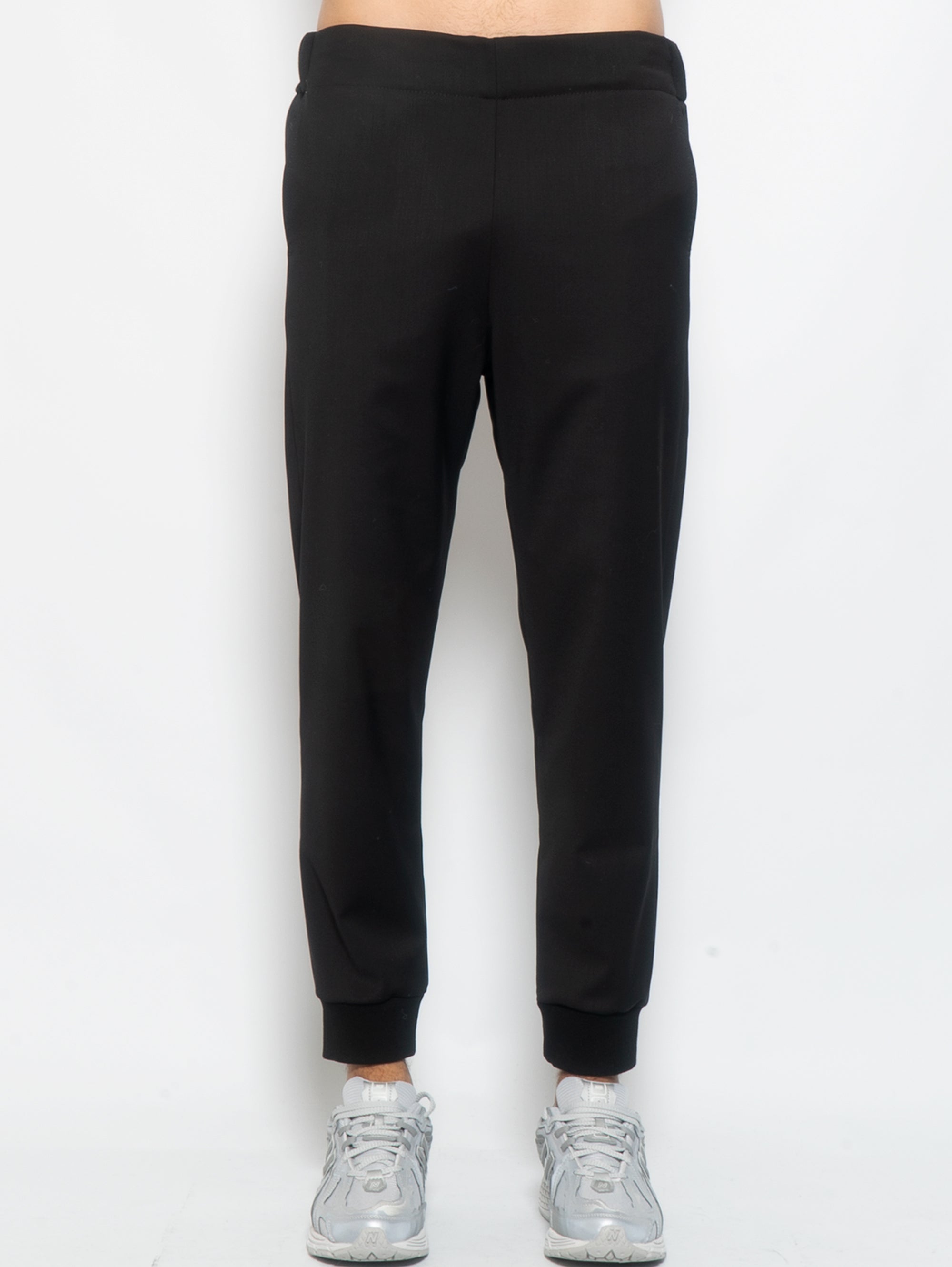 RRD-Pantaloni Jogger in Fresco Lana Nero-TRYME Shop