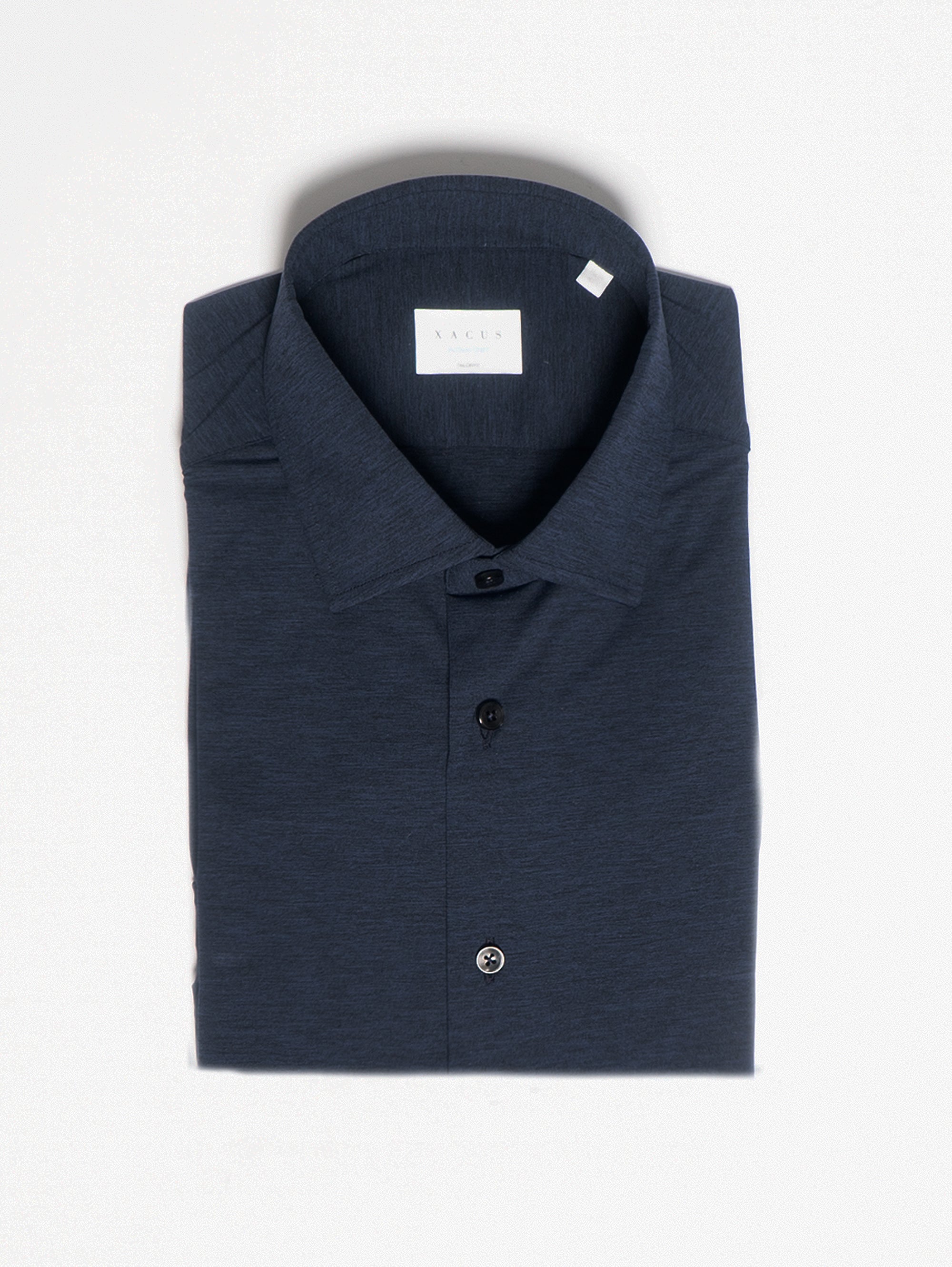 XACUS-Camicia Active Shirt Blu Melangè-TRYME Shop