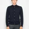 ALPHA STUDIO-Cardigan con Bottoni in Merinos Blu-TRYME Shop