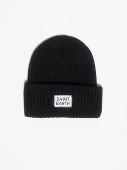 MC2 SAINT BARTH-Cappello a Coste Saint Barth Nero-TRYME Shop