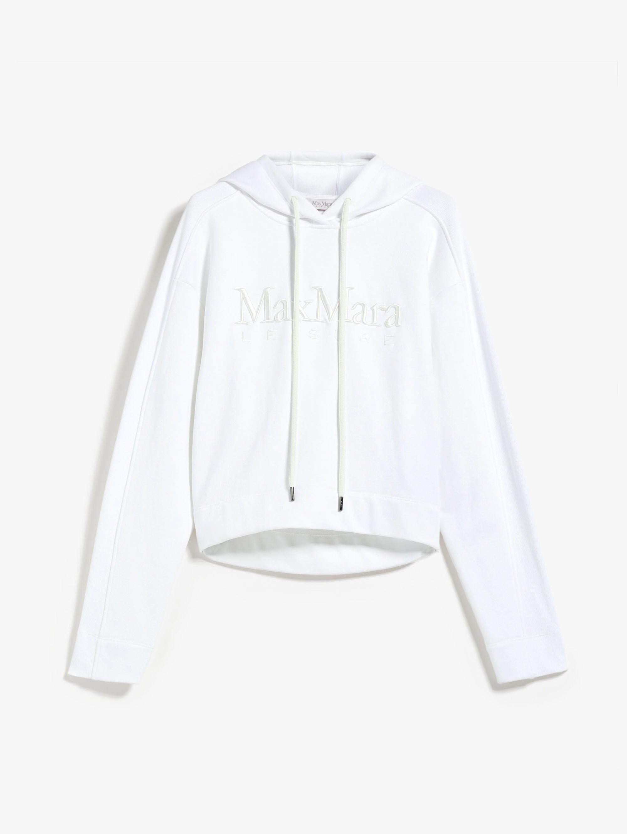 Hooded Sweatshirt with Maxi White Logo