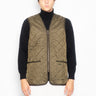 BARBOUR-Gilet trapuntato Polarquilt Verde-TRYME Shop