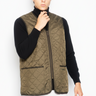 BARBOUR-Gilet trapuntato Polarquilt Verde-TRYME Shop