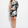 SABINA MUSÁYEV-Abito Mono Spalla Velluto e Paillettes Nero-TRYME Shop