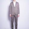 PAOLONI-Completo in Lana e Cotone Armaturato Marrone-TRYME Shop