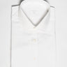 XACUS-Camicia in Twill di Cotone No Stiro Bianca-TRYME Shop