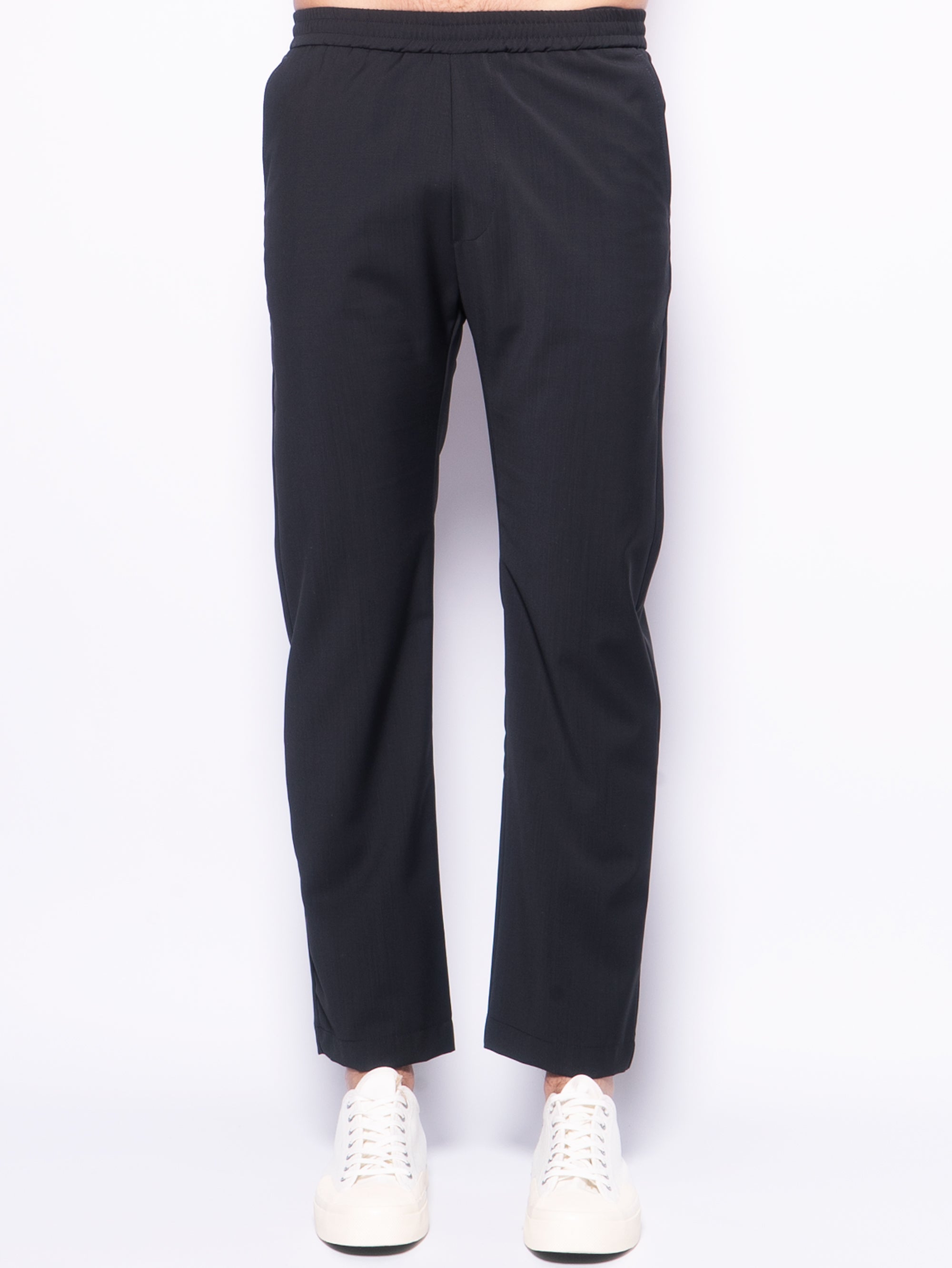 BARENA VENEZIA-Pantalone Jogger in Lana Tosador Piombo-TRYME Shop