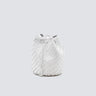 DRAGON DIFFUSION-Borsa a Secchiello Piccola PomPom Double Jump Bianco-TRYME Shop
