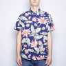 RALPH LAUREN-Camicia in Seersucker con Stampa Floreale Multicolor-TRYME Shop