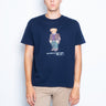 RALPH LAUREN-T-shirt con Stampa Polo Bear Blu-TRYME Shop