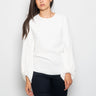 P.A.R.O.S.H.-Blusa con Manica a Palloncino Panna-TRYME Shop