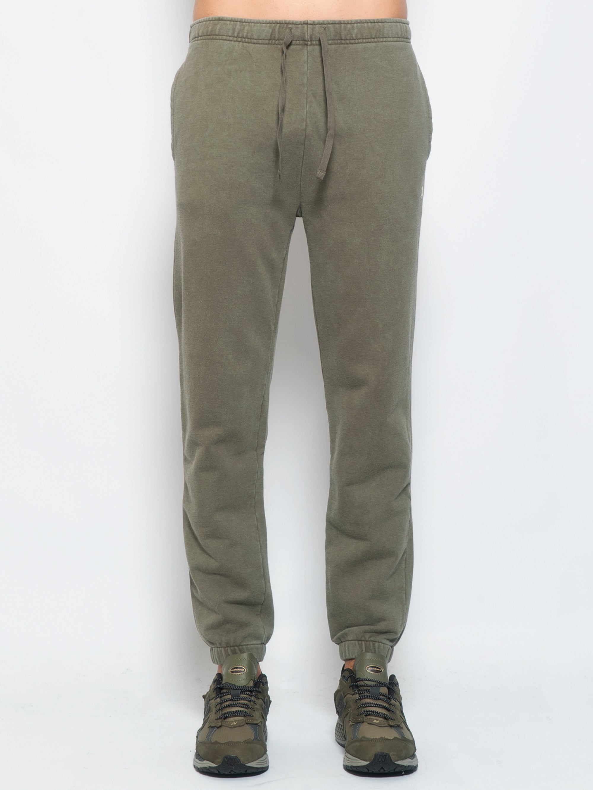 RALPH LAUREN-Pantalone da jogging Loopback Verde-TRYME Shop