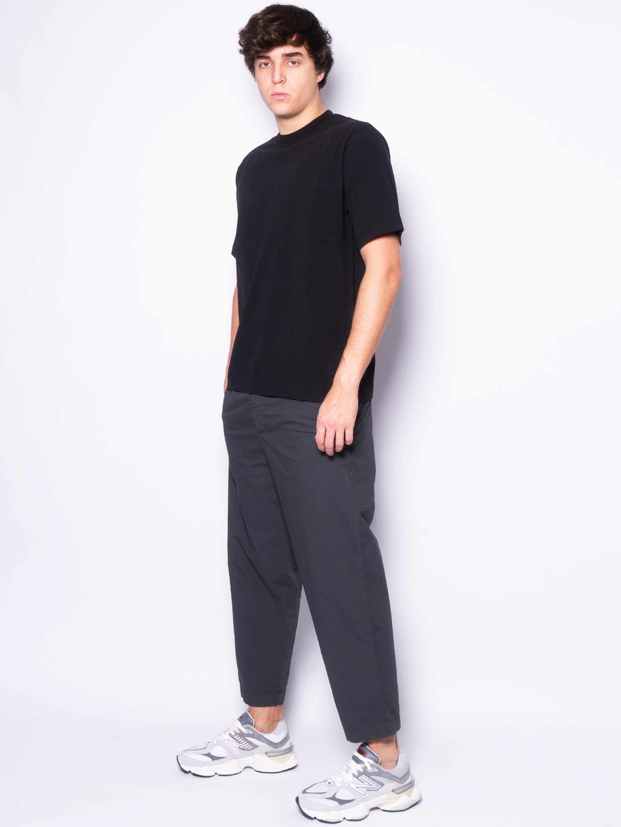 Relaxed Jogger Pants in Ameo Lead Cotton