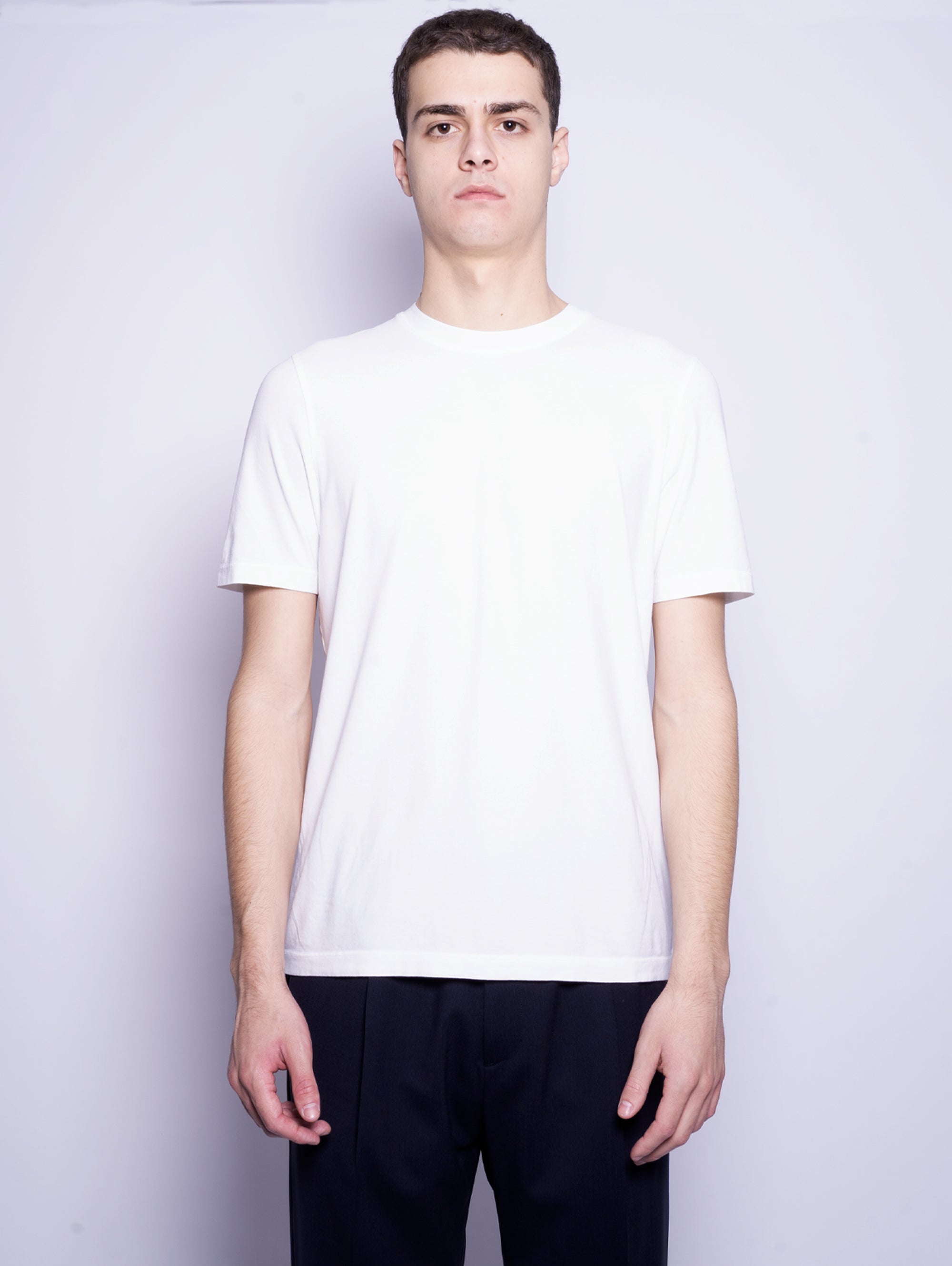 Kurzärmeliges T-Shirt aus White Ice Cotton