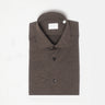XACUS-Camicia Active Shirt Marrone Fiammato-TRYME Shop